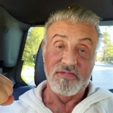 Sylvester Stallone Unveils His Natural Grey Hair On Social Media