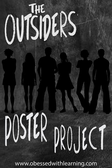 The Outsiders By S E Hinton Poster Project Obsessed With Learning