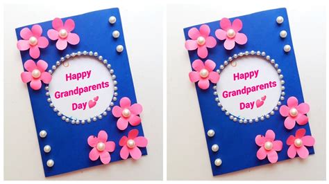 Easy Grand Parents Day Card • Grandparent Day Greeting Card 2021