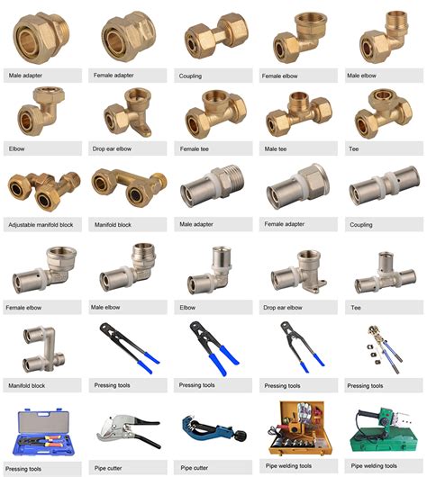 Sleeve Type Brass Pipe Fitting For Pex Al Pex Natural Gas Pipe 25mm Pex