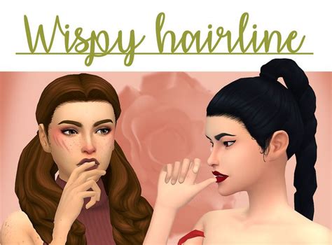 Wispyhairlinebluemoonsims Sims Hair Sims 4 Sims