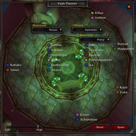 WoW Vashj Planner Addon Dragonflight Wrath Of The Lich King Classic 2024