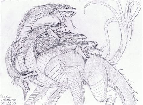 Hydra Final Drawing By Awesomedarkdragon On Deviantart