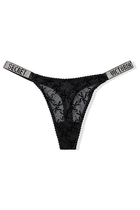 Buy Victorias Secret Bombshell Shine Strap Thong Panty From The