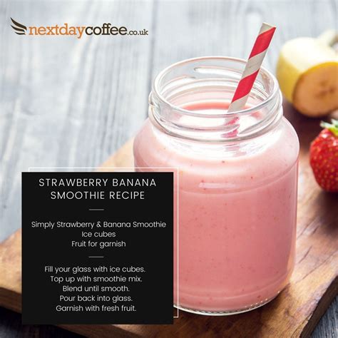 Strawberry And Banana Smoothie Recipe Nextdaycoffee