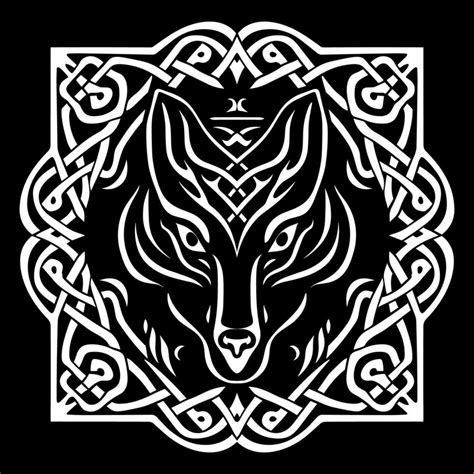 Fox Celtic Knot 25947059 Vector Art At Vecteezy