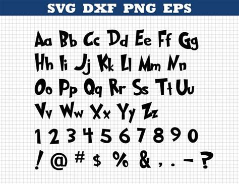 23 Free Dr Seuss Font Svg Png Free Svg Files Silhouette And Cricut