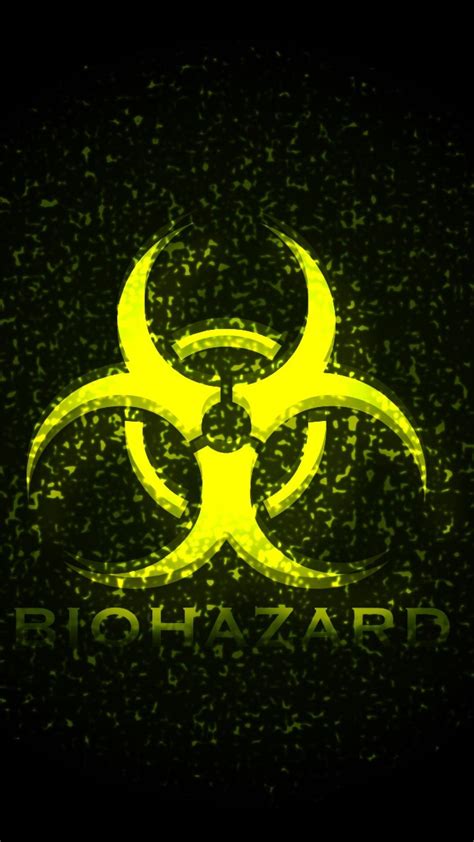 Biohazard Wallpaper Hdgreenyellowsymbollogofont 512425