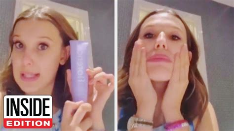 Millie Bobby Brown Apparently Faked Skincare Demo Youtube