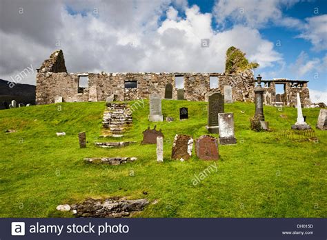 Old Cemetery Isle Of Skye Scotland United Kingdom Stock