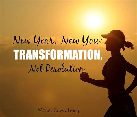 New Year New You Transformation Not Resolution New Year New You