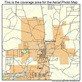 Aerial Photography Map of Snowflake, AZ Arizona