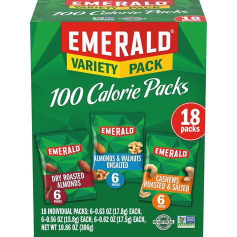 emerald nuts 100 calorie variety pack 18 ct furniturezstore