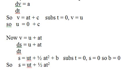 What is the derivation of the equation s = vt-1/2at^2? - Quora