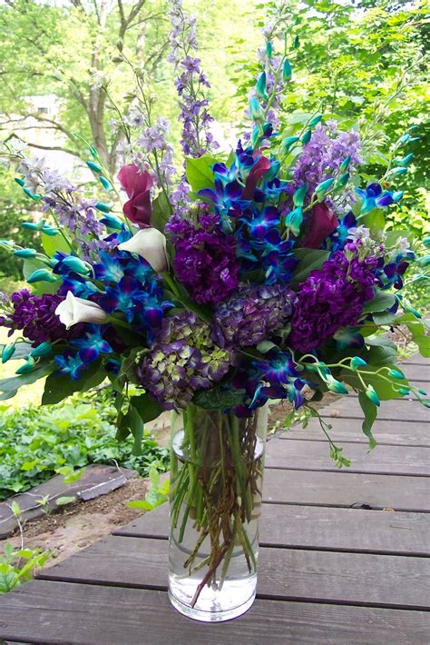 Pin By Misslaine96 On Wedding Flower Arrangements Purple Wedding