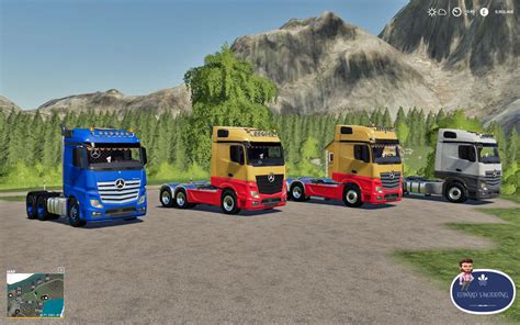 Fs19 Mercedes Actros 2640 Ls Truck V11 Farming Simulator 19 Mods