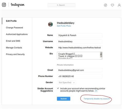 How to temporarily deactivate your instagram account. How can we deactivate Instagram temporarily? - Quora