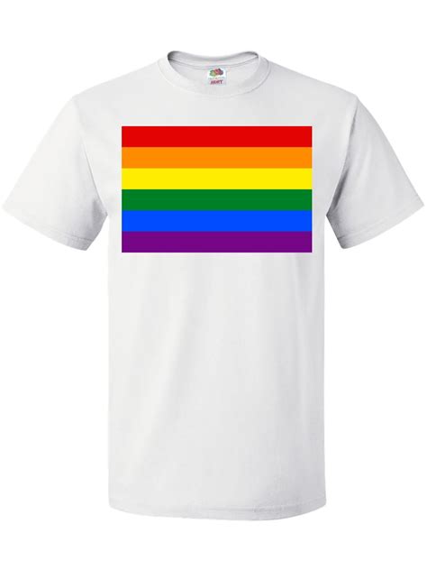 Inktastic Gay Pride Rainbow Flag T Shirt