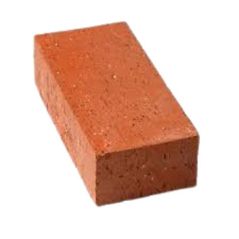 9 X 4 X 3 Inches Rectangular Solid Porous Red Clay Brick Compressive