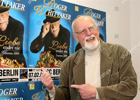 British Singer Roger Whittaker Presents His Editorial Stock Photo