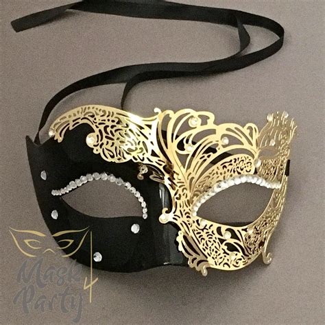 masquerade mask venetian filigree eye black gold artsuppliesaesthetic gold masquerade