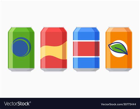 Soda Can Icon Isolated Soda Bottle Beer Royalty Free Vector
