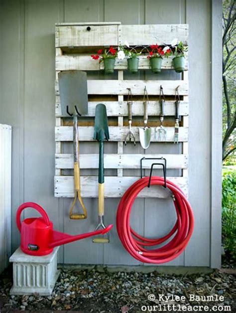 24 Practical Diy Storage Solutions For Your Garden And Yard Woohome