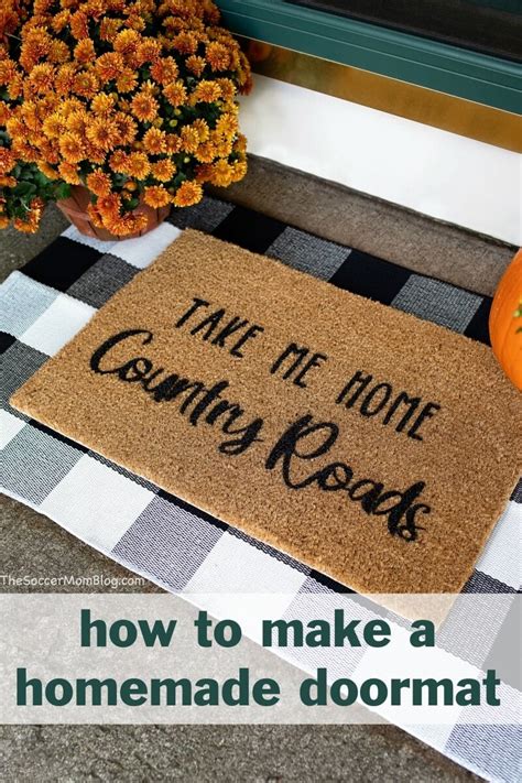 Diy Door Mat Cricut Diy Make Your Own Custom Doormat Without A Cricut