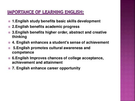 For immigrants by the millions that come to. Importance of learning english for adults