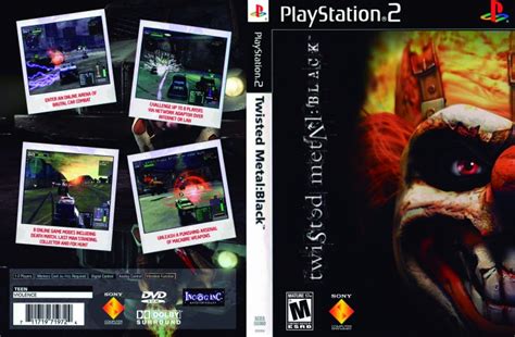 Twisted Metal Black Playstation 2 Box Art Cover By Sansstucky