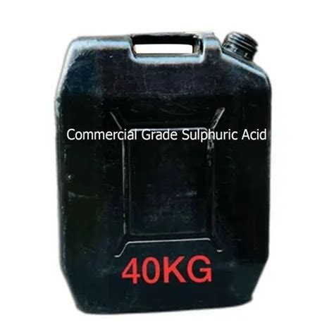 Commercial Grade Sulphuric Acid 99 40kg Can At Rs 660can In