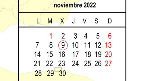 Calendario Laboral 2022 En Qué Comunidades Es Festivo El 9 De Noviembre