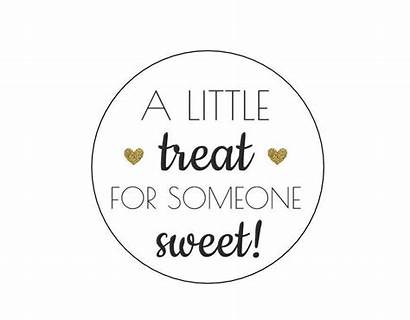 Treat Sweet Someone Gift Labels Treats Tags
