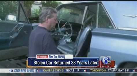 Video Stolen Car Returned After 33 Years 6abc Philadelphia