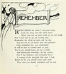 'Remember' by Christina Rossetti | Christina rossetti poems, Poems ...