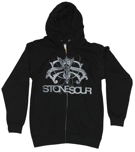 We print the highest quality rib cage hoodies on the internet. Stone Sour Mens Zip Up Hoodie - Rib Cage Front Image Scary ...