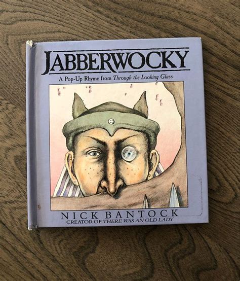 Jabberwocky A Pop Up Rhyme Book Nick Bantock Etsy Rhyming Books