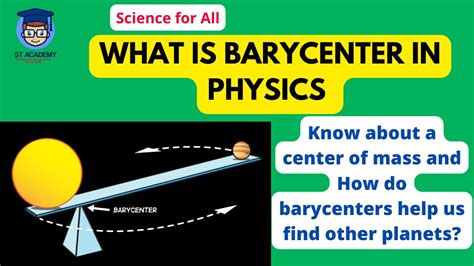 Whats The Meaning Of Barycenter Is The Sun The Barycenter Youtube