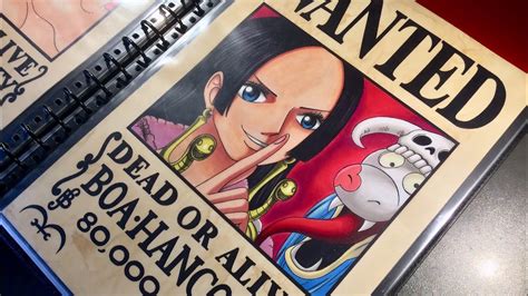 Drawing Wanted Poster Of Boa Hancock One Piece Youtube