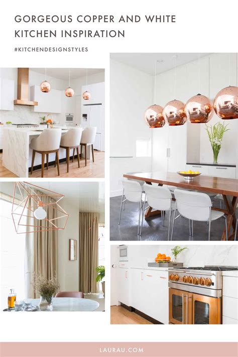 Gorgeous Copper And White Kitchen Inspiration Laura U Design Collective