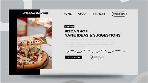 Catchy Pizza Shop Names Ideas To Grab Attention
