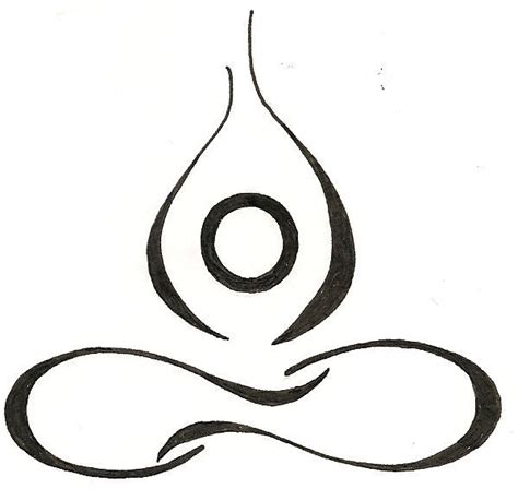 Items Similar To Yoga Lotus Infinity Custom Drawing Original Tattoo On Etsy