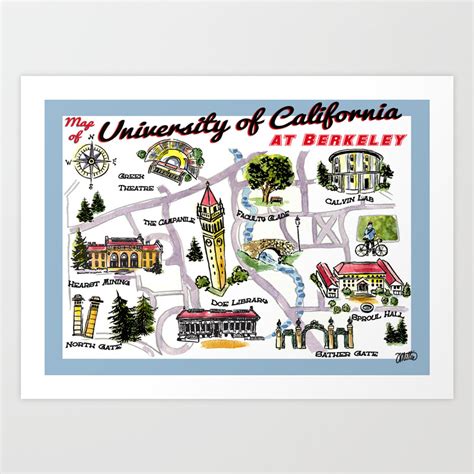 Uc Berkeley Campus Map Posted By Samantha Tremblay