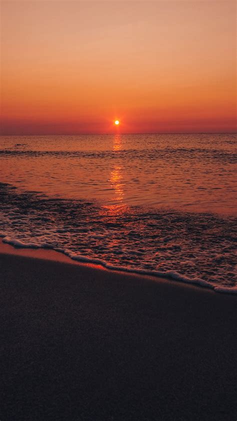 2160x3840 Seashore During Sunset 5k Sony Xperia Xxzz5 Premium Hd 4k