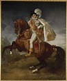 Jérôme Bonaparte, roi de Westphalie (1784-1860), portrait équestre de ...