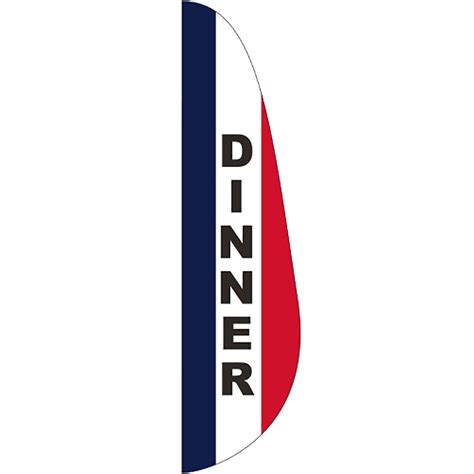 Flf 3x8 Dinner Dinner 3′ X 8′ Message Flutter Flag Hanover Flag Company