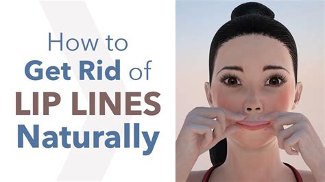 How To Get Rid Of Lip Lines Naturally Youtube