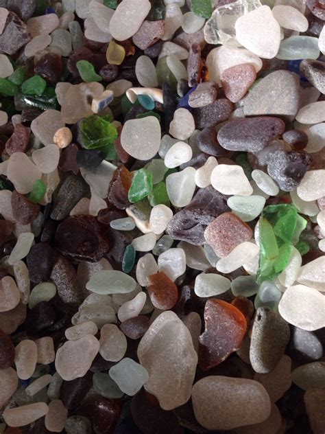Genuine Surf Tumbled Sea Glass Mix Colors Turquoise White Etsy