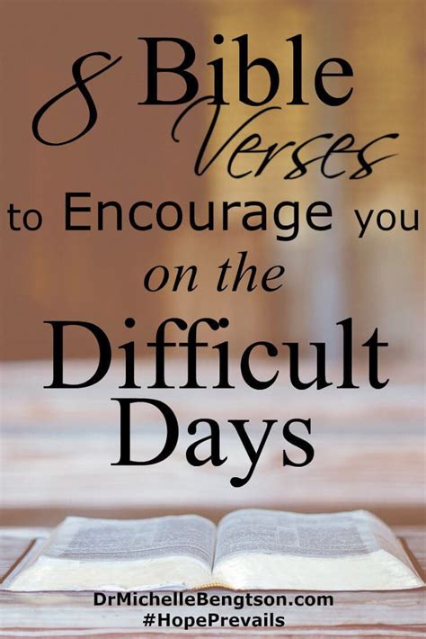 These bible verses for depression have changed my life. 8 Bible Verses to Encourage You on the Difficult Days | Dr ...