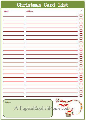 The latest info will become available starting from their release date. A Typical English Home: Freebie Thursday: Christmas Planner Printables